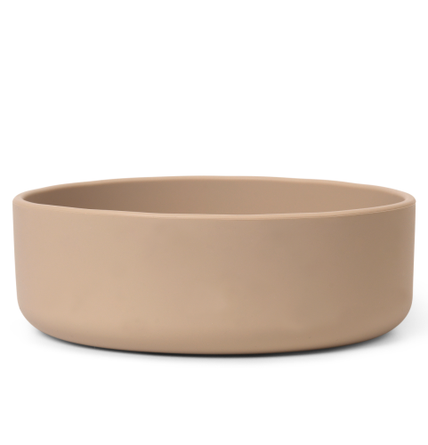 brown dog bowl